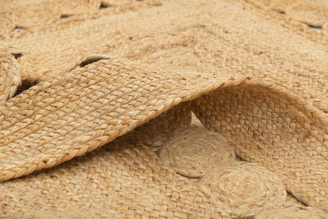 Natural Jute Braided Rug Size 2x3