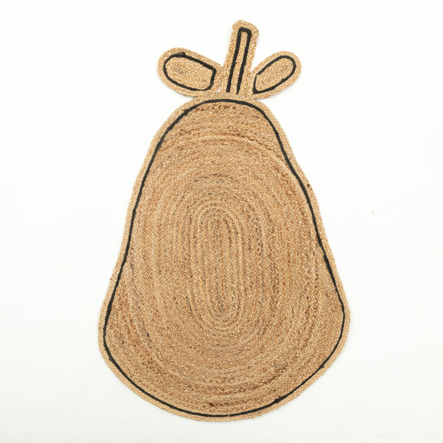 Natural Jute Braided Rug Size 2x3