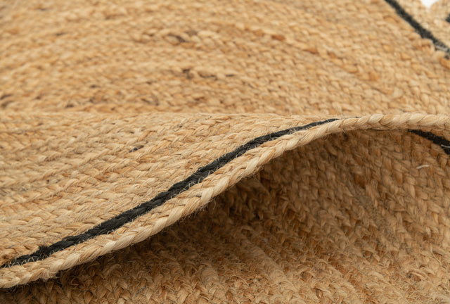 Natural Jute Braided Rug Size 2x3