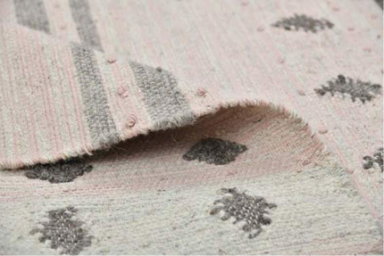 Cotton Wool Hand Woven Rug Size 5x8