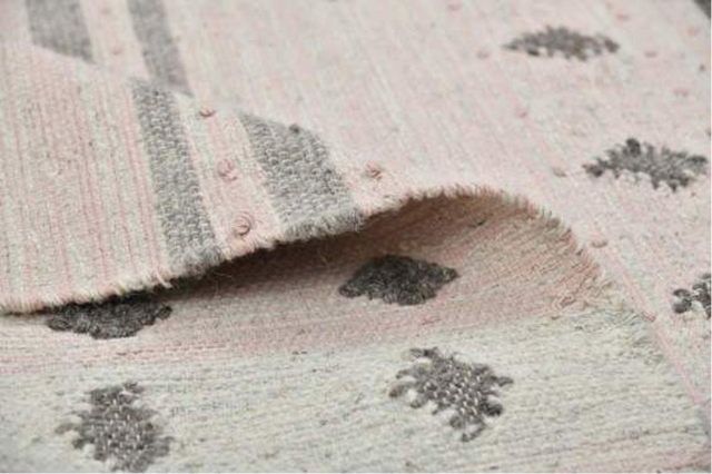 Cotton Wool Hand Woven Rug Size 5x8