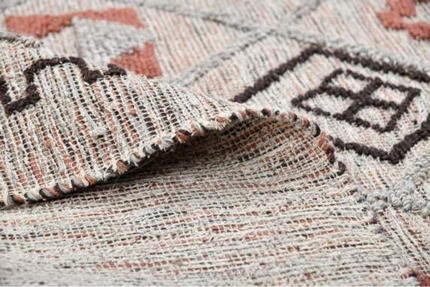 Cotton Wool Hand Woven Rug Size 5x8