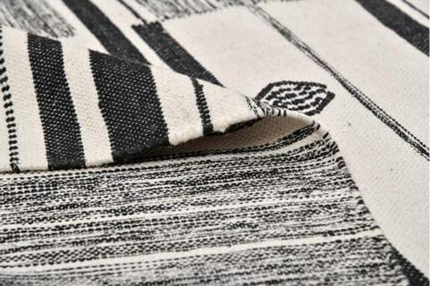 Cotton Wool Hand Woven Rug Size 5x8