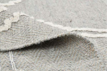 Cotton Wool Hand Woven Rug Size 5x8