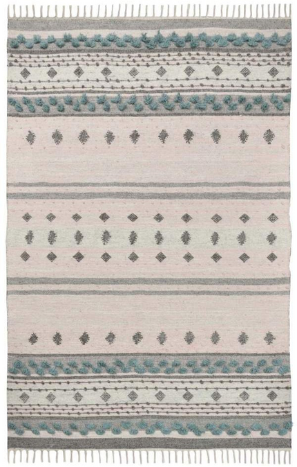 Cotton Wool Hand Woven Rug Size 5x8