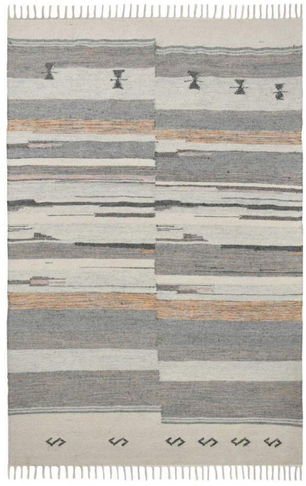Cotton Wool Hand Woven Rug Size 5x8