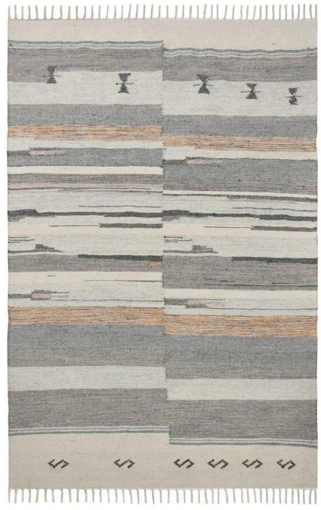 Cotton Wool Hand Woven Rug Size 5x8