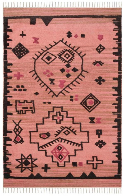 Cotton Wool Hand Woven Rug Size 5x8