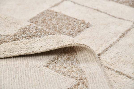 Cotton Wool Hand Woven Rug Size 5x8