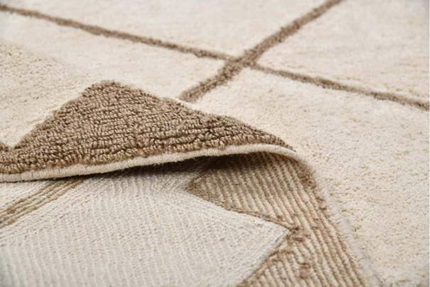 Cotton Wool Hand Woven Rug Size 5x8