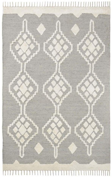 Cotton Wool Hand Woven Rug Size 5x8