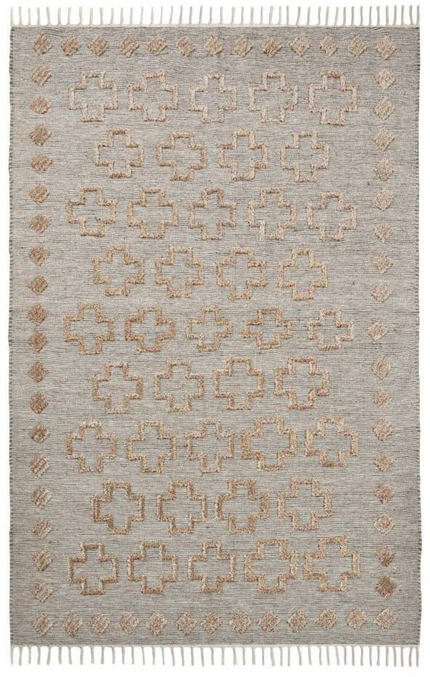 Cotton Wool Hand Woven Rug Size 5x8