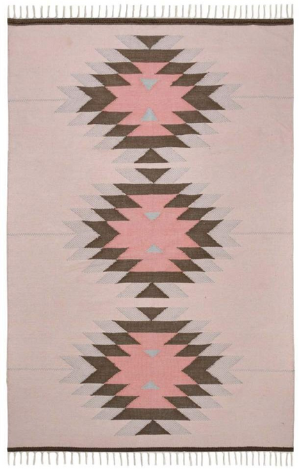 Cotton Wool Hand Woven Rug Size 5x8