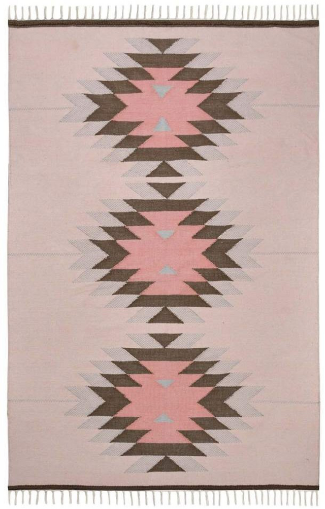 Cotton Wool Hand Woven Rug Size 5x8