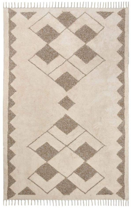 Cotton Wool Hand Woven Rug Size 5x8