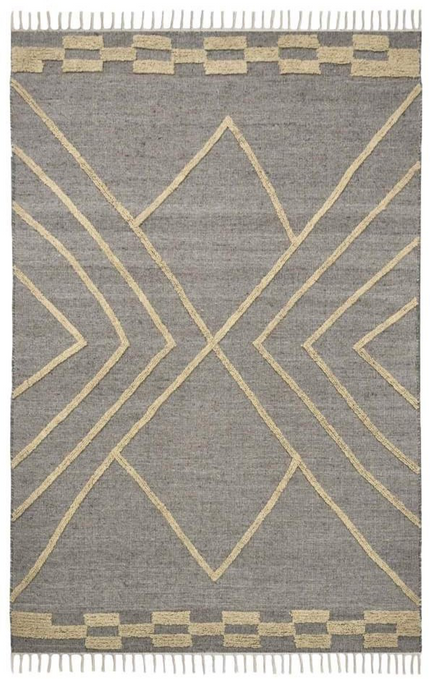 Cotton Wool Hand Woven Rug Size 5x8