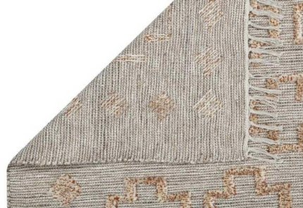 Cotton Wool Hand Woven Rug Size 5x8
